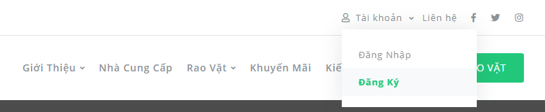 đăng ký tài khoản