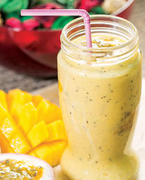 Sinh tố xoài chanh dây
