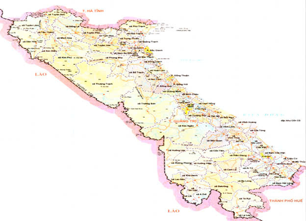 Tỉnh Quảng Trị mới sau khi sát nhập Quảng Bình với Quảng Trị